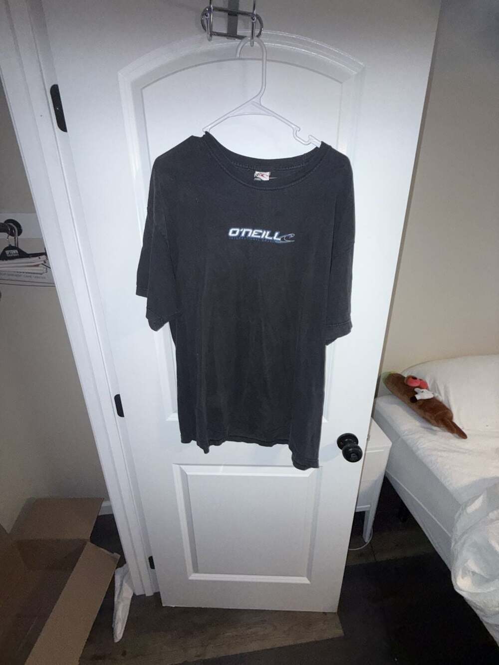 O'Neill T-Shirt Size XXLARGE Black Graphic Logo Surf